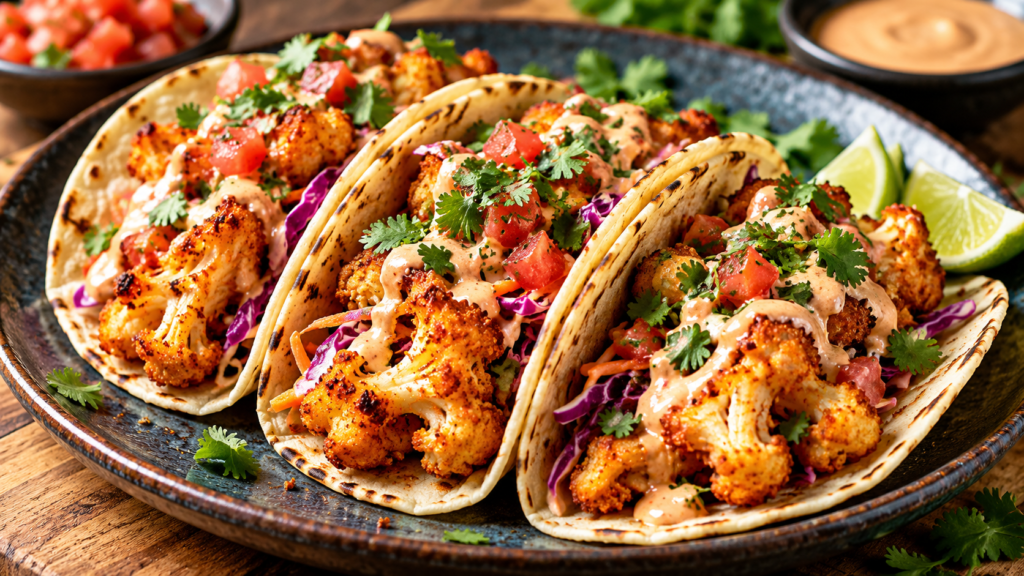 Crispy Cauliflower Tacos