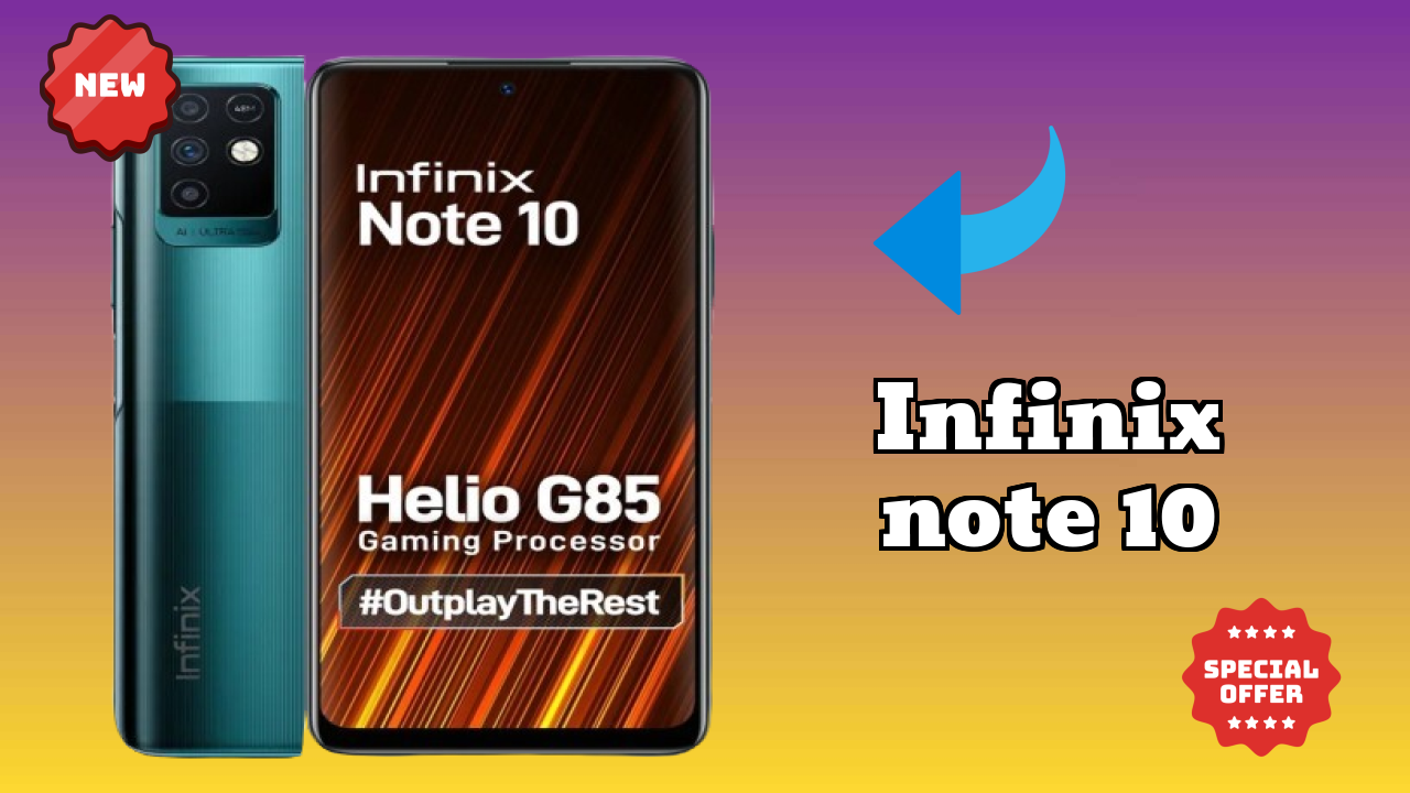Infinix Note 10 Display Technology: IPS LCD Quality