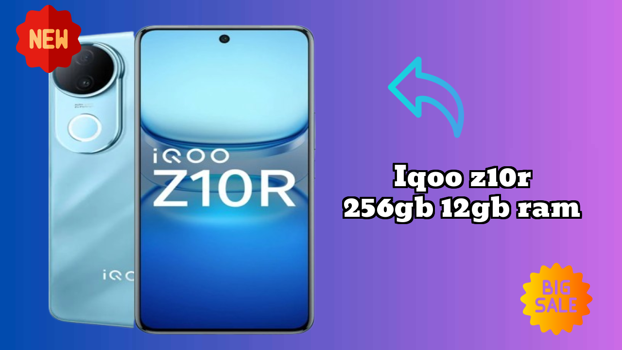 IQOO Z10R 256GB 12GB RAM Display Size: 6.77 Inches (17.2 Cm) Screen Review